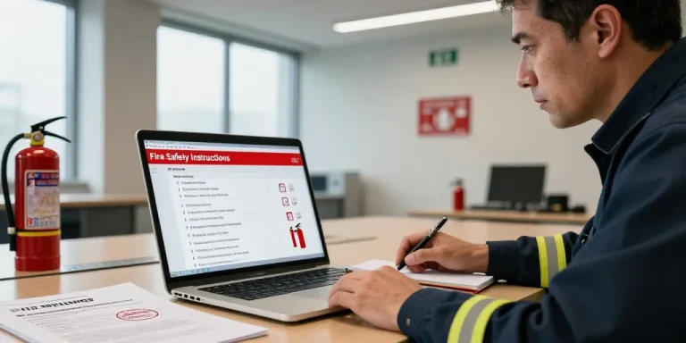 consigne de sécurité incendie