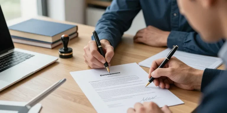 écrit signé avec un mandant auto entrepreneur