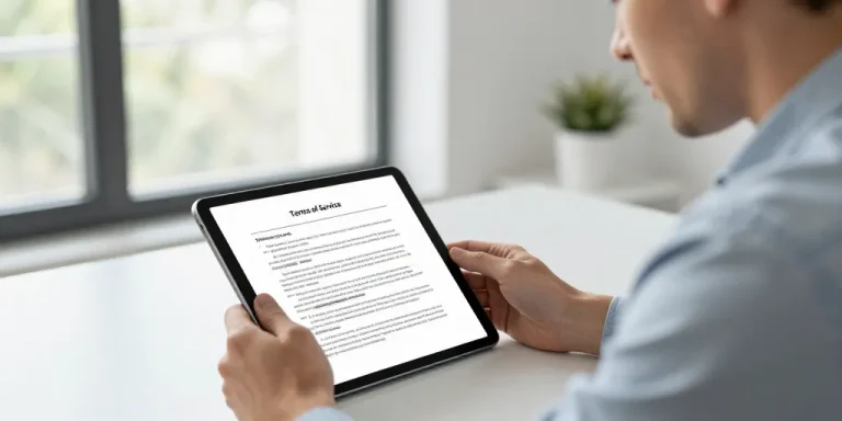 comment trouver les conditions d'utilisation d'un site
